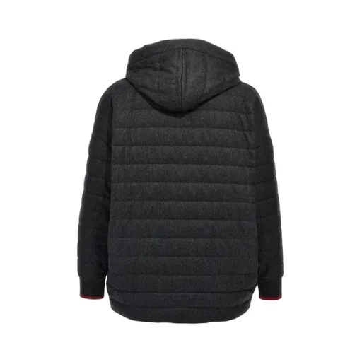 Brunello Cucinelli Zip-Up Hooded Jacket
