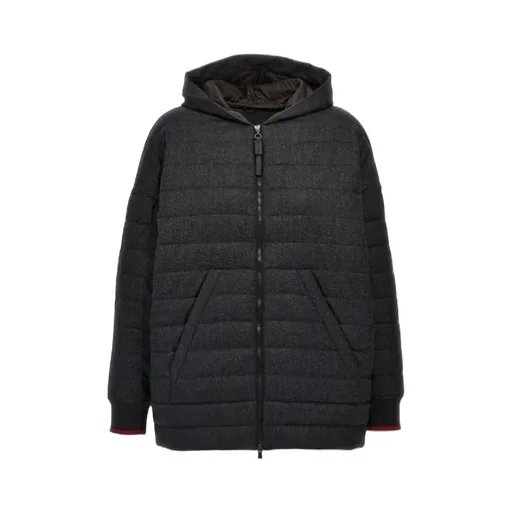 Brunello Cucinelli Zip-Up Hooded Jacket
