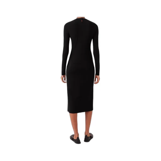 Stella Mccartney Slit Detailed Long-Sleeve Dress