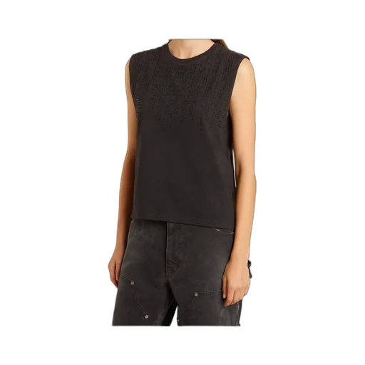 Golden Goose Deluxe Brand Bead Embellished Knitted Sleeveless Top