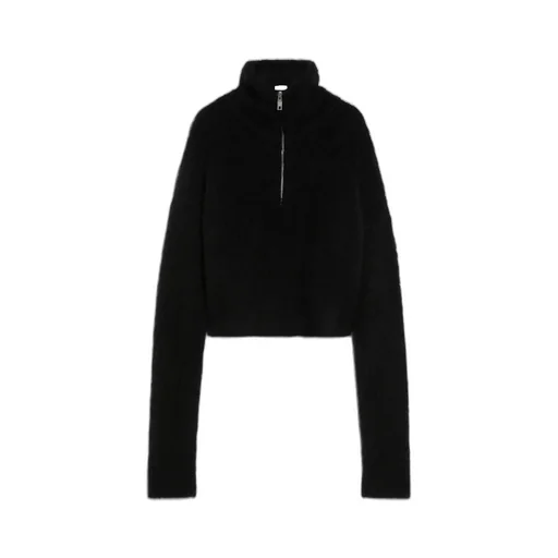 Sportmax Zip Detailed Cropped Jumper