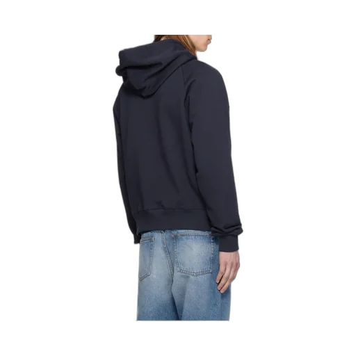 Ami Paris Ami De Coeur Logo Embroidered Zip-Up Hoodie