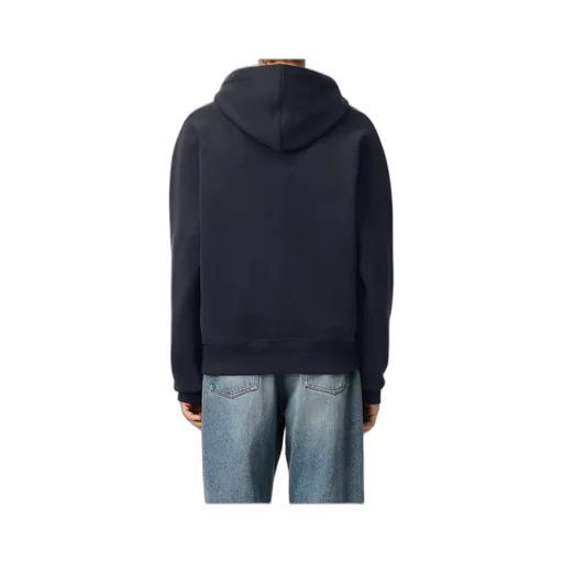 Ami Paris Ami De Coeur Logo Embroidered Zip-Up Hoodie