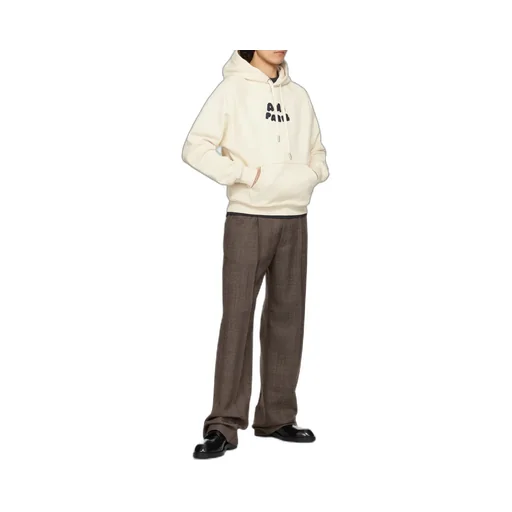 Ami Paris Logo Patch Hoodie