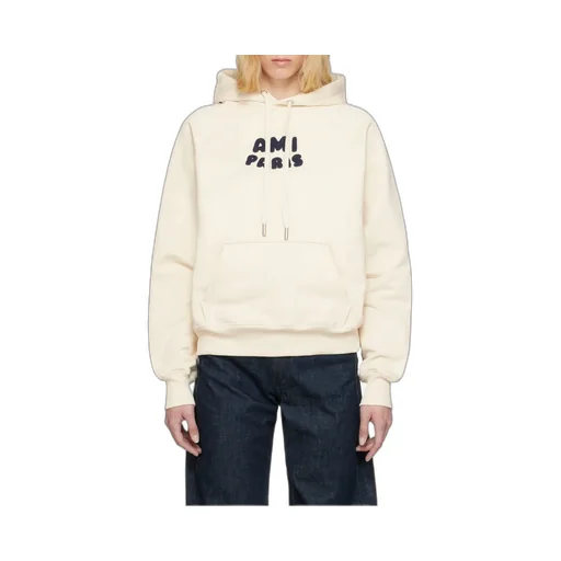 Ami Paris Logo Patch Hoodie