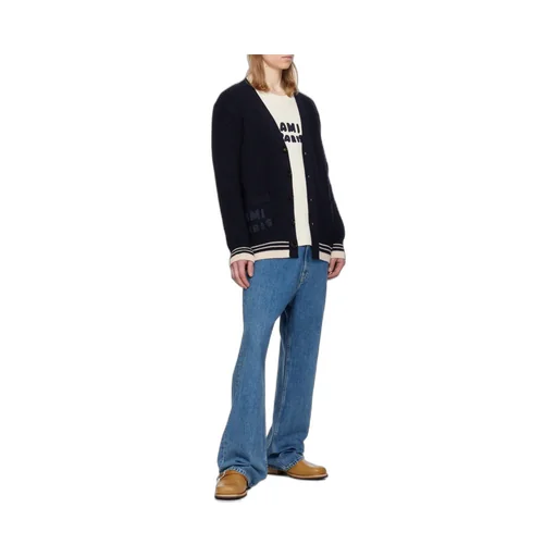 Ami Paris Logo Patch Crewneck T-Shirt