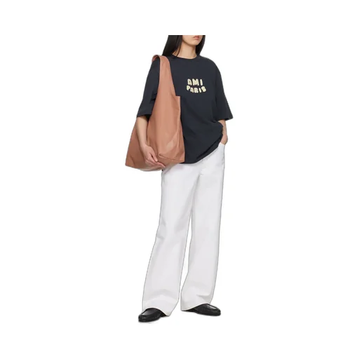 Ami Paris Logo Patch Crewneck T-Shirt
