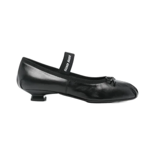 Miu Miu Bow-Detailed Ballet Pumps