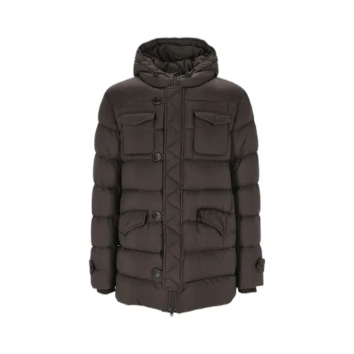 Herno L'eskimo High Neck Hooded Coat