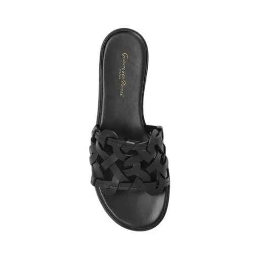 Gianvito Rossi Amalfi Interwoven Round Toe Sandals