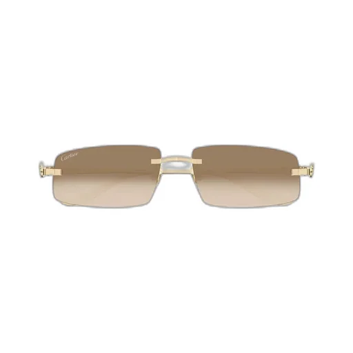 Cartier Eyewear Rectangle-Frame Sunglasses