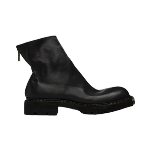 Round-Head Short Boots