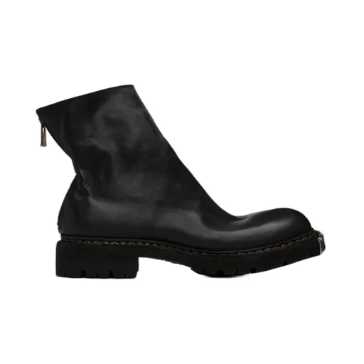 Round-Head Short Boots