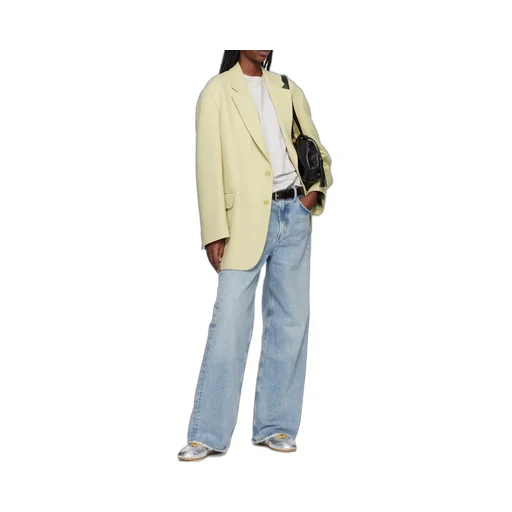 Agolde Mid-Rise Tapered-Leg Jeans