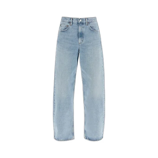 Agolde Mid-Rise Tapered-Leg Jeans