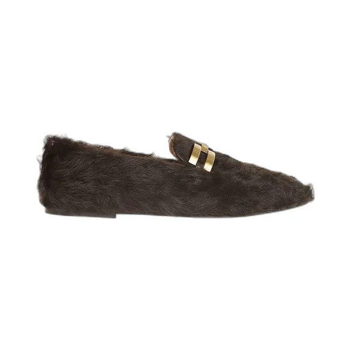 Aquazzura Furry Brandi Mocassins