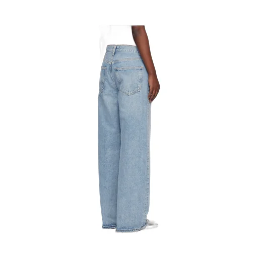 Agolde Mid-Rise Tapered-Leg Jeans