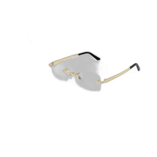 Cartier Rectangle Frameless Glasses