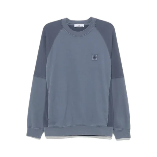 Stone Island Logo Patch Crewneck Sweatshirt