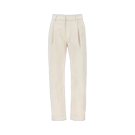 Brunello Cucinelli Pleated Straight Leg Jeans