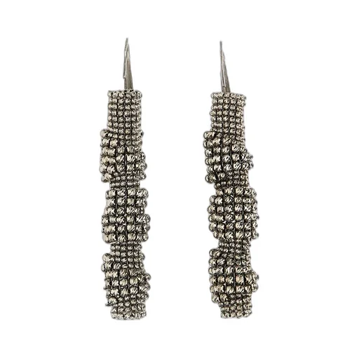 Brunello Cucinelli All-Over Embellished Earrings