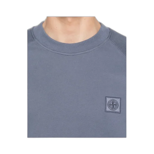Stone Island Logo Patch Crewneck Sweatshirt
