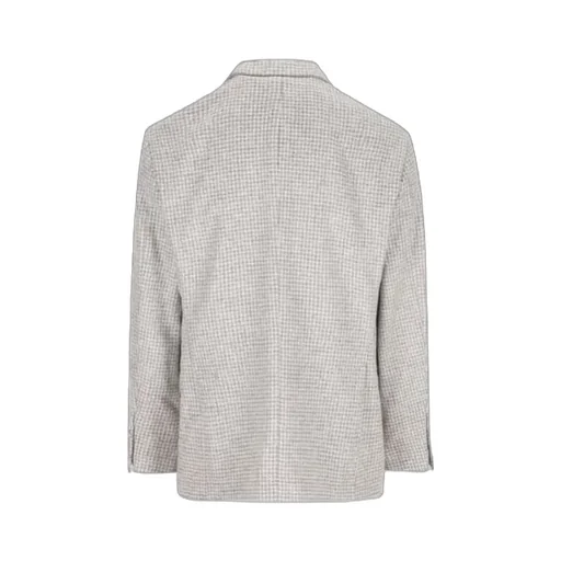 Brunello Cucinelli Houndstooth Deconstructed Cavallo Blazer