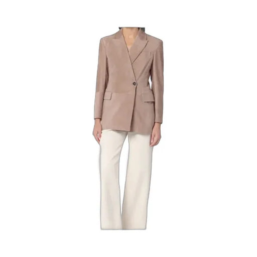 Long-Sleeved Suit Coat