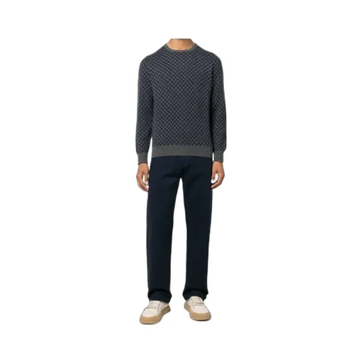 Patterned-Jacquard Cashmere Jumper