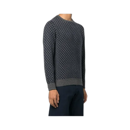 Patterned-Jacquard Cashmere Jumper