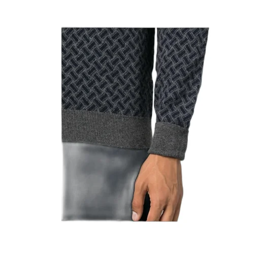 Patterned-Jacquard Cashmere Jumper