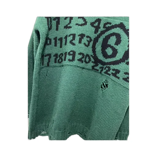 Intarsia-Knit Logo Jumper