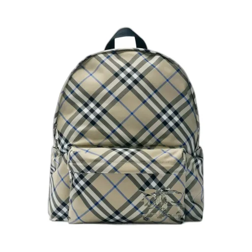 Checked Backpack