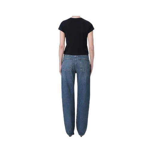 Agolde Kelly High-Rise Straight-Leg Jeans