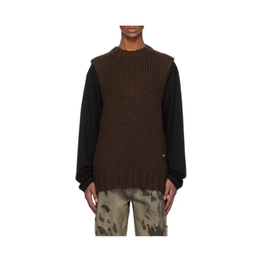 Sleeveless Wool Sweater
