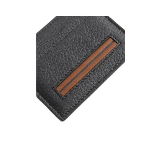 Zegna Logo Embossed Card Holder