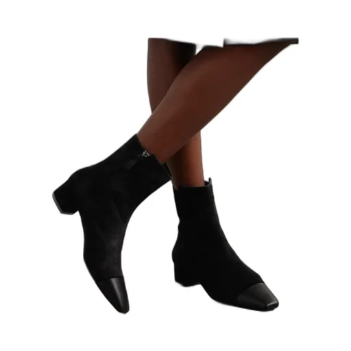 French Flirt Zipper Short Boots