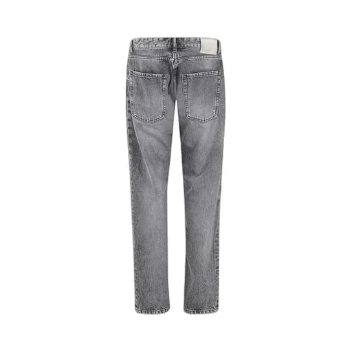 Denim Trousers With Belt Loops