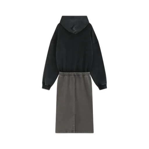 Layered Hooded Dress