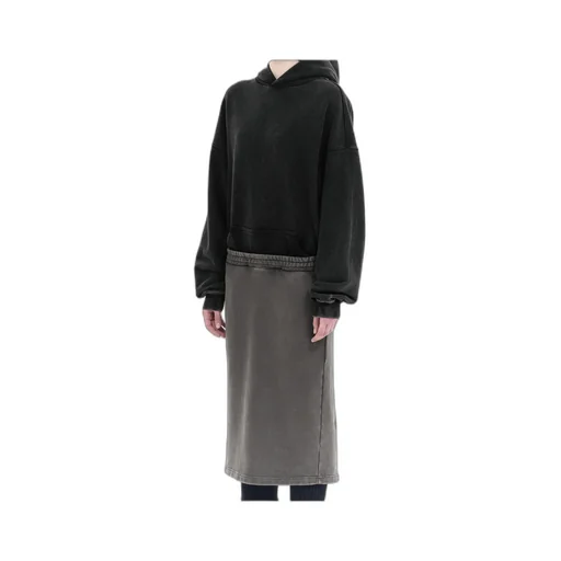 Layered Hooded Dress