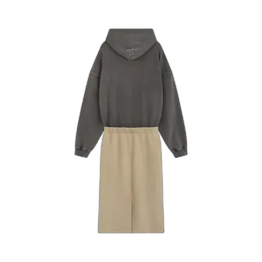 Layered Hooded Dress