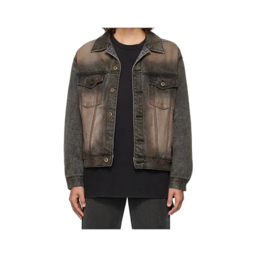 Long-Sleeved Denim Jacket