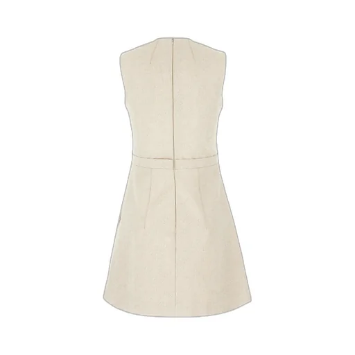 Patou Coin Plaque Detailed Sleeveless Dress