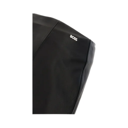 Boss Hugo Boss Logo Lettering Leather Mini Skirt