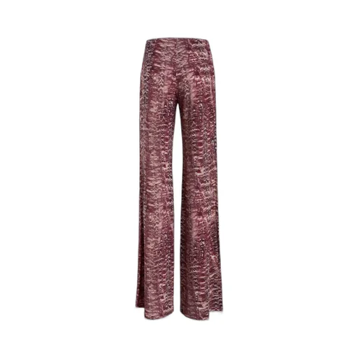 Alberta Ferretti Graphic Printed Wide-Leg Trousers