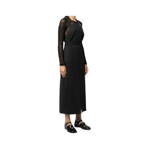 Patou Cut-Out Sleeveless Pinafore Dress