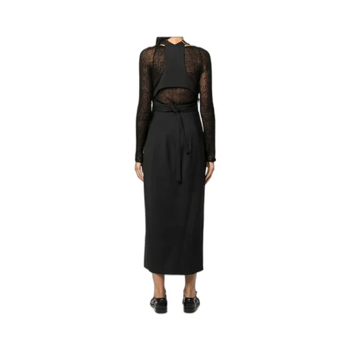 Patou Cut-Out Sleeveless Pinafore Dress