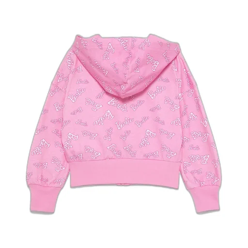 X Barbie Logo-Print Hoodie