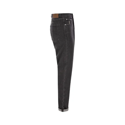 Brunello Cucinelli High Waisted Denim Trousers