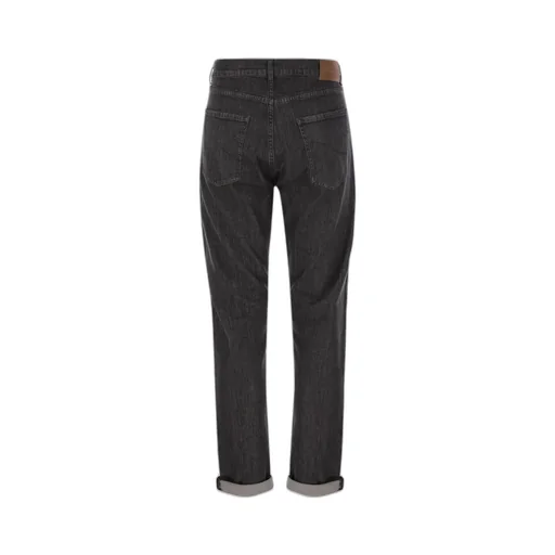 Brunello Cucinelli High Waisted Denim Trousers